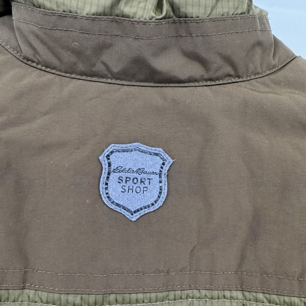 Eddie Bauer‎ Sportshop Womens Vest Size M Green Brown Hunting Stormdown 700 - Picture 3 of 13